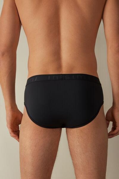 Blue Microfiber Briefs, , large image number 3