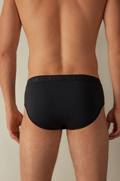 Intimissimi - Blue  Microfiber Briefs Detail