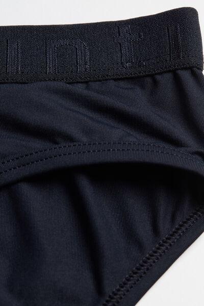 Intimissimi - Blue  Microfiber Briefs Detail