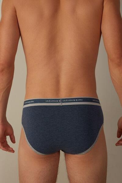 Navy Stretch Briefs, , large image number 3