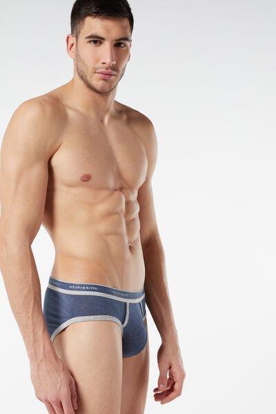 Navy Stretch Briefs, , large image number 4