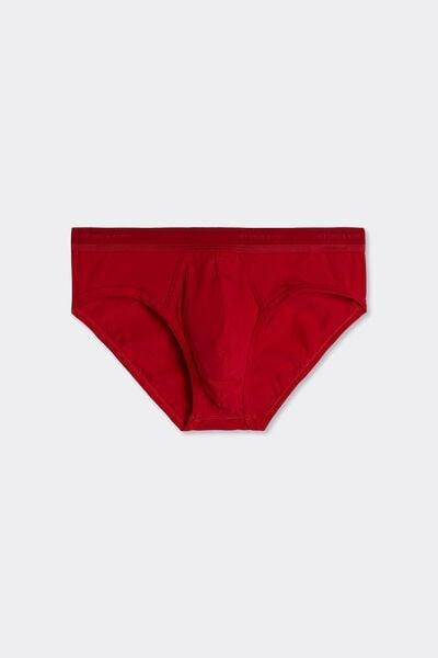 Red Stretch Supima Cotton Brief, Intense Red/red, large image number 4
