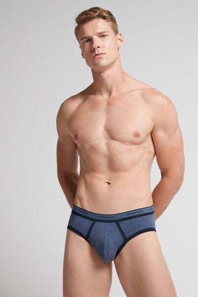 Blue Stretch Supima Cotton Brief, 5601_845I, medium