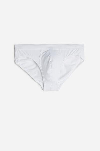 White Elasticated Briefs, , large image number 2