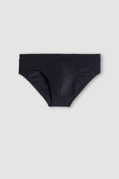 Black Elasticated Briefs, , large image number 2