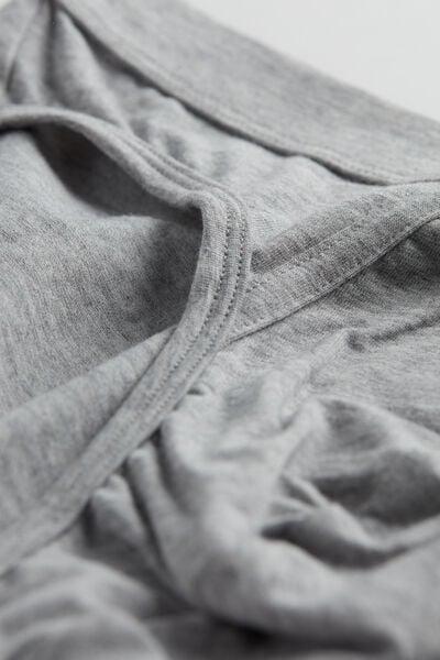 Grey Elasticated Briefs, Light Grey Blend, large image number 4