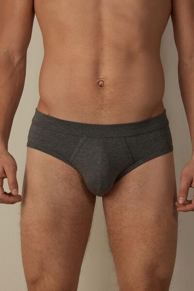 Grey Elasticated Briefs, , medium