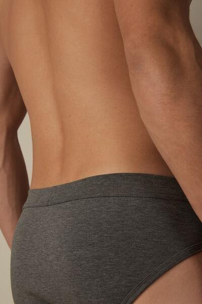 Grey Elasticated Briefs, , large image number 1