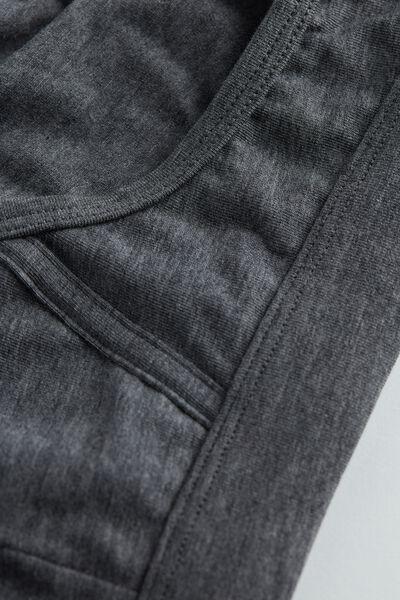 Grey Elasticated Briefs, , large image number 5