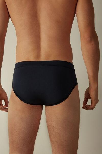 Navy Elasticated Briefs, , large image number 3