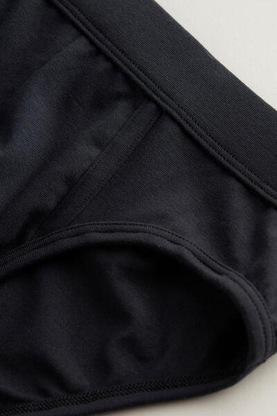 Navy Elasticated Briefs, , large image number 5