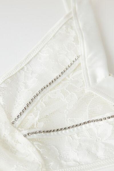 White Shine High Like Stars 80S-Style Thong, , large image number 4