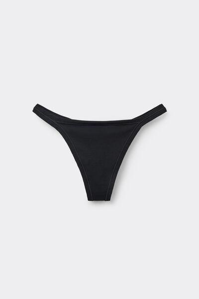 Black The Sensual Thong, Black, medium