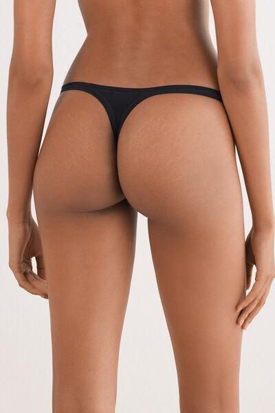 Black The Sensual Thong, Black, medium