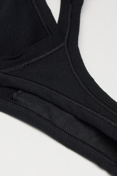 Black The Sensual Thong, Black, medium