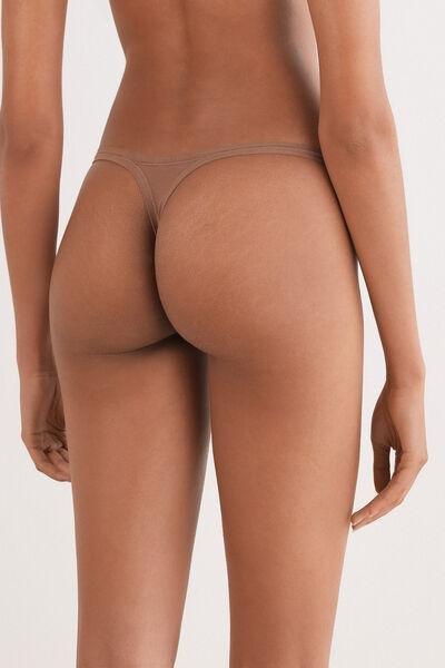 Caramel The Sensual Cotton Side Straps Thong, , large image number 3