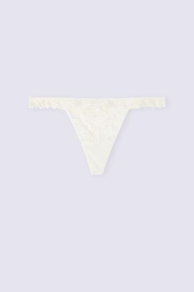 White Side Straps Thongs, , large image number 2