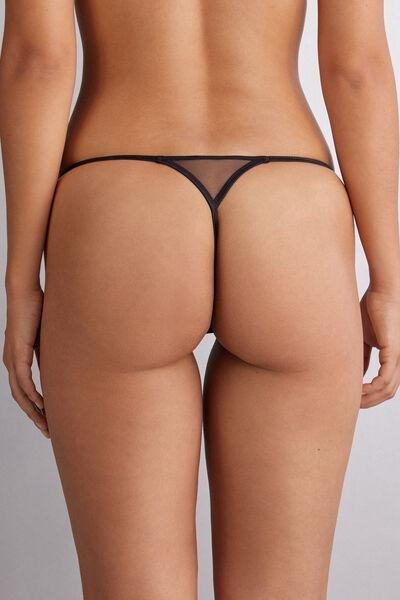 Black See The Magic Thong, Black, large image number 3