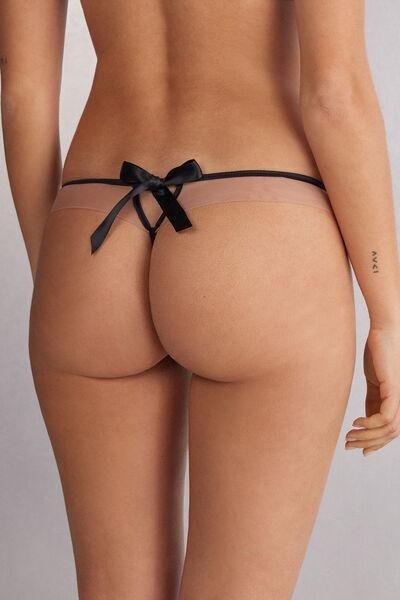 Multicolour The Simplest Pleasures String Thong, , large image number 3