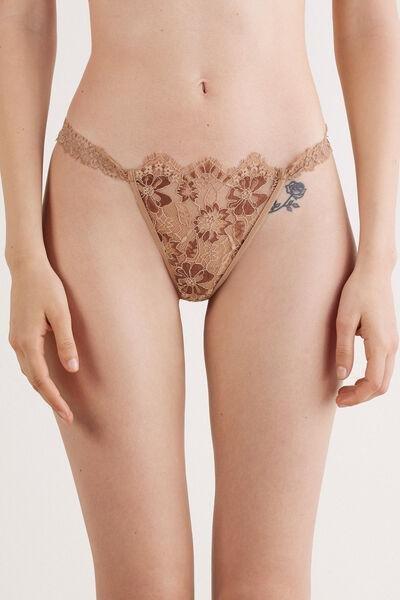 Beige Summer Glow Thong, 5601_866J, large image number 0