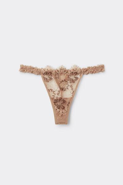 Beige Summer Glow Thong, 5601_866J, large image number 2
