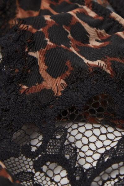 Brown Sensual Attitude Animal Print Thong, 5601_030K, large image number 10