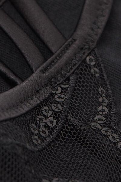 Black Dark Moon Girl Tulle Thong, Black, large image number 8