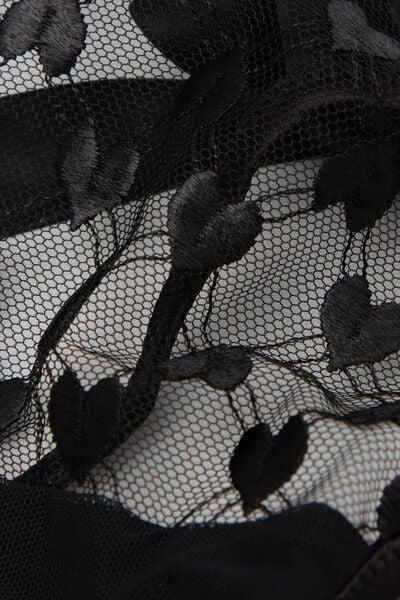 Black The Love Club Side Straps Thong, Black, large image number 4