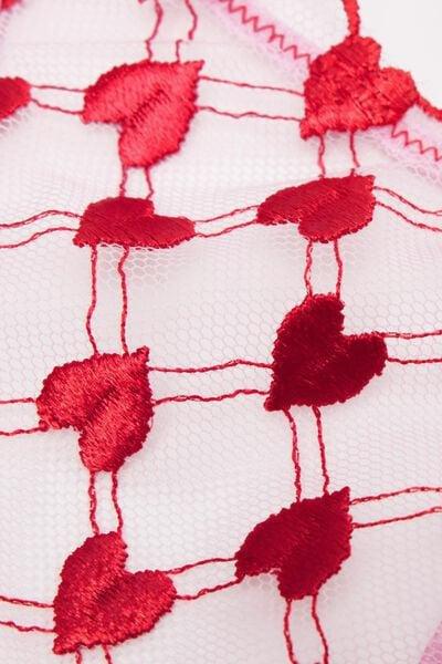 Pink / Red The Love Club With Side Straps Thong, 5601_058K, large image number 4