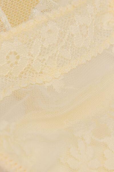 Yellow Storybook Romance Side Straps Thong, 5601_112K, large image number 4