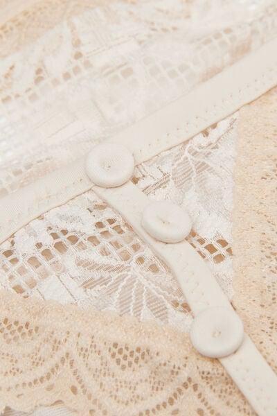 Beige Midsummer Dream Side Straps Thong, 5601_118K, large image number 4