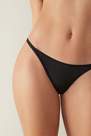 Intimissimi - Black Ultralight Microfibre G-String With Side Straps, Women