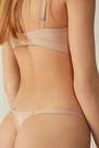 Intimissimi - Soft Beige Ultralight Microfibre G-String With Side Straps