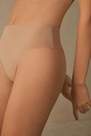 Intimissimi - Beige High-Waisted Thong Ultralight Microfibre