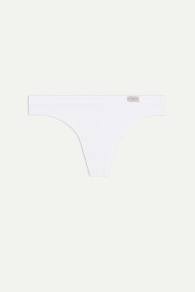 White Cotton G-String, , large image number 2