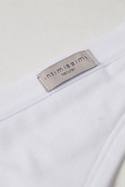 White Cotton G-String, , large image number 4