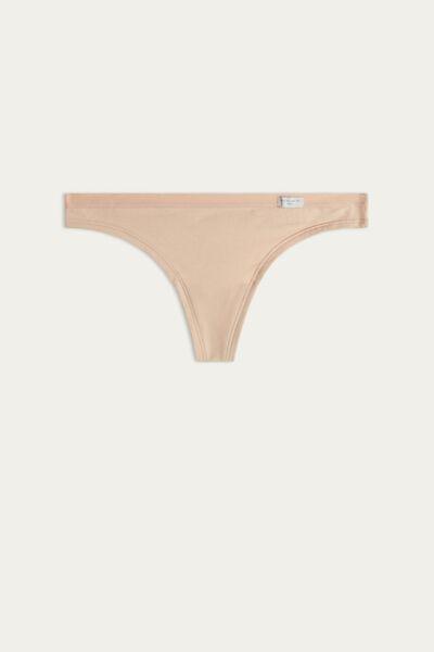 Intimissimi - Soft Beige Cotton G-String