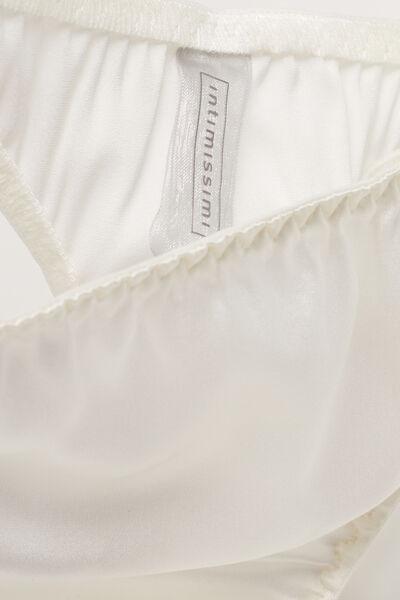 White Silk And Lace G-String, , large image number 8
