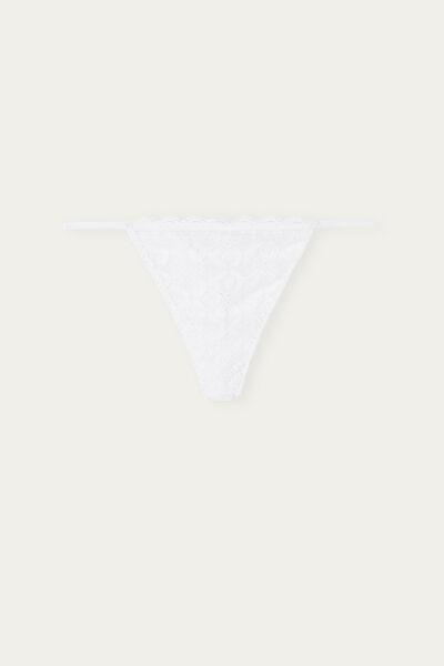 White Lace Side G-String, , large image number 2