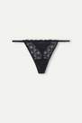 Intimissimi - Black Lace Side G-String, Women
