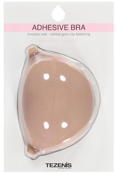 Beige Stay-Up Self-Adhesive Cups, , large image number 1