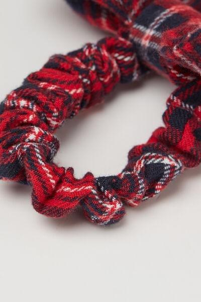 Multicolour Flannel Hair Elastic Bow, 5701_070Y, large image number 3