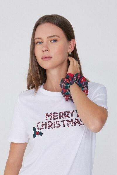 Multicolour Flannel Hair Elastic, 5701_202Y, large image number 0