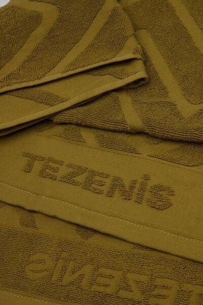 Green Devore Terry Cotton Beach Towel, 5701_574Z, large image number 2