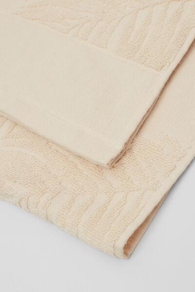 Ecru Devore Terry Beach Towel, 5701_773Y, large image number 2