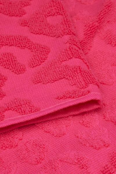 Pink Devore Terry Beach Towel, 5701_774Y, large image number 2