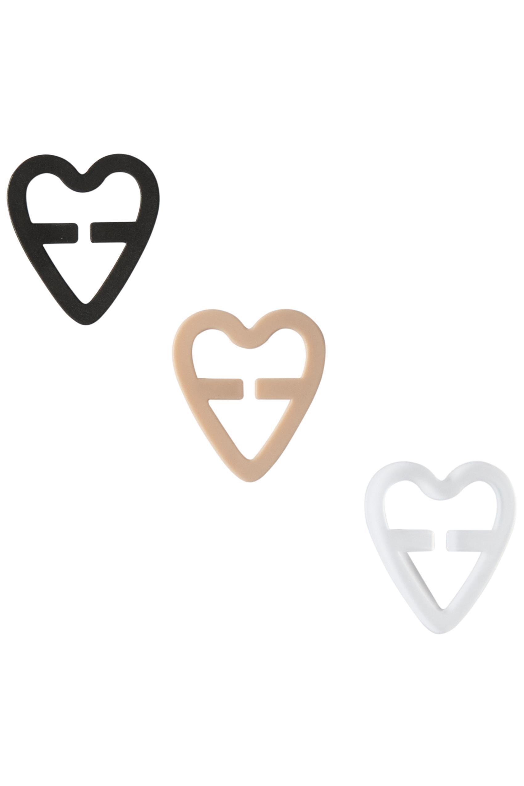 Multicolour Cross-Back Converter Clip Kit, Set Of 3, Transparent/black/natural Blush, large image number 0