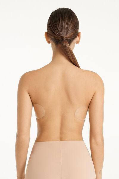 Beige Strapless Silicone Bra, , large image number 2