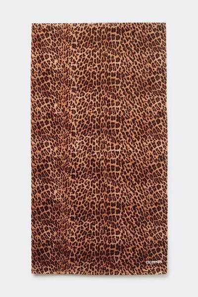 Multicolour Printed Terry Beach Towel, 5701_506Y, large image number 0