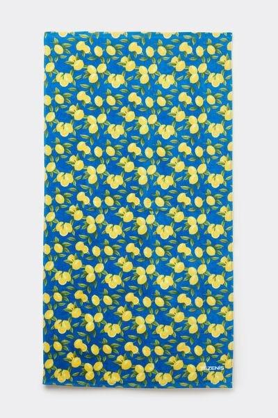 Multicolour Printed Terry Beach Towel, 5701_900Y, large image number 0